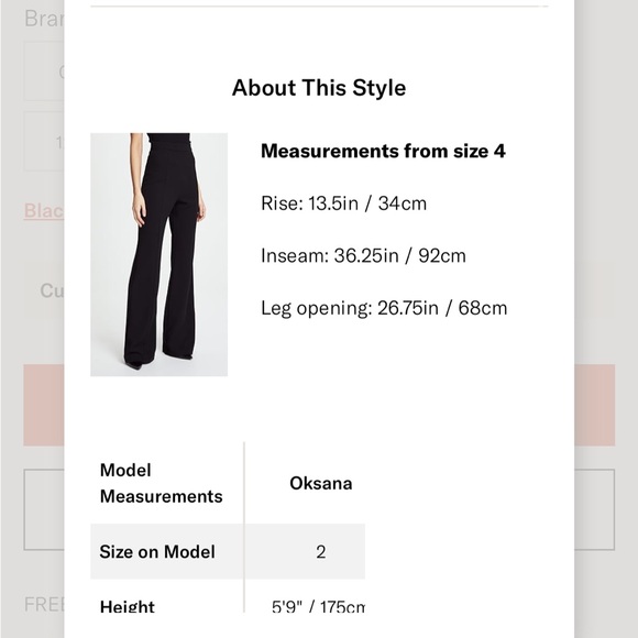 BNWT Isabella Pant by Black Halo size 12 - Picture 10 of 10